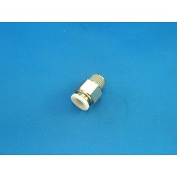 Connector, Male 1/4NPT Male X 3/8 Tube