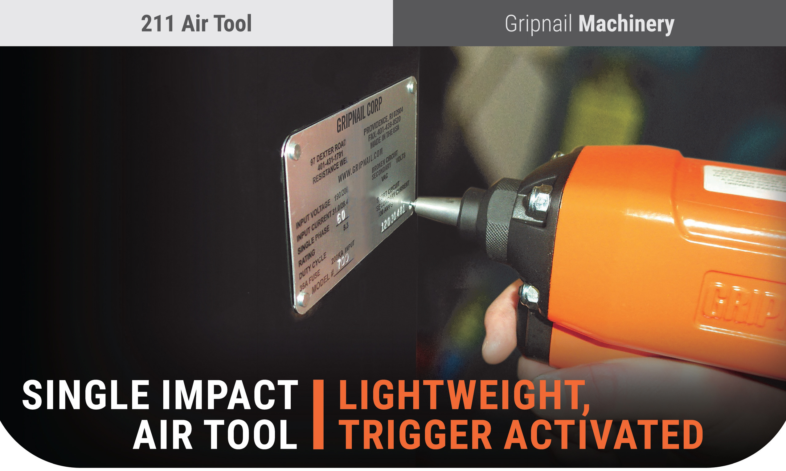Gripnail 211 (Single Impact - Air Tool) pneumatic