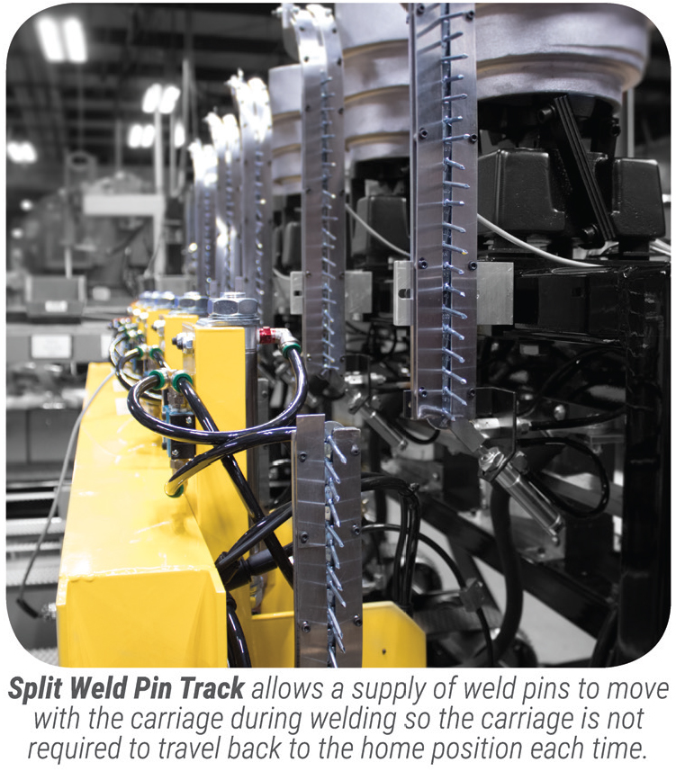 PowerPinner 50 multi head coil line pinner spotter (track)