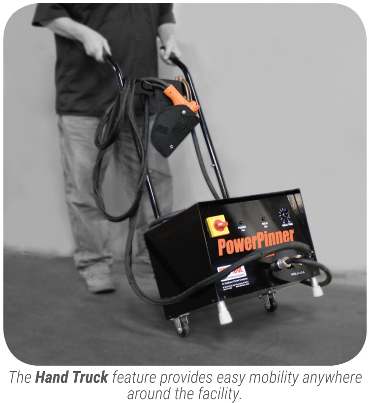 PowerPinner 7200 Heavy Duty Portable Hand Welder (rolling)