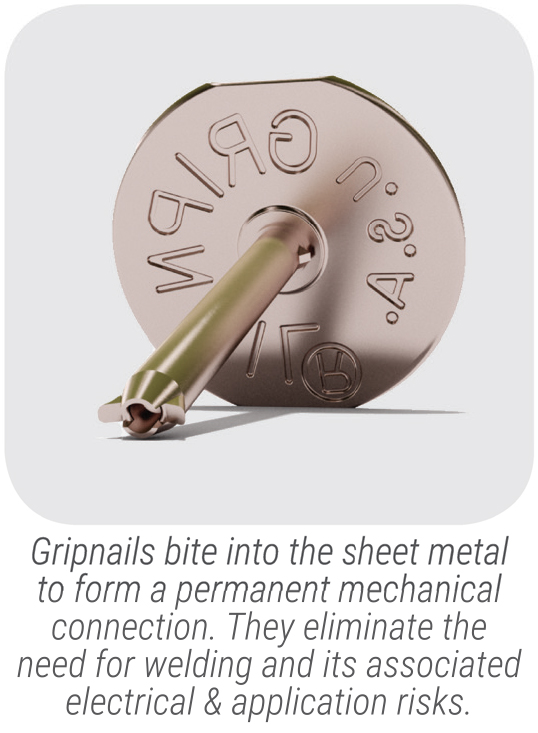 Gripnail - Gripnails (Mechanical Insulation Fasteners) Bangers small