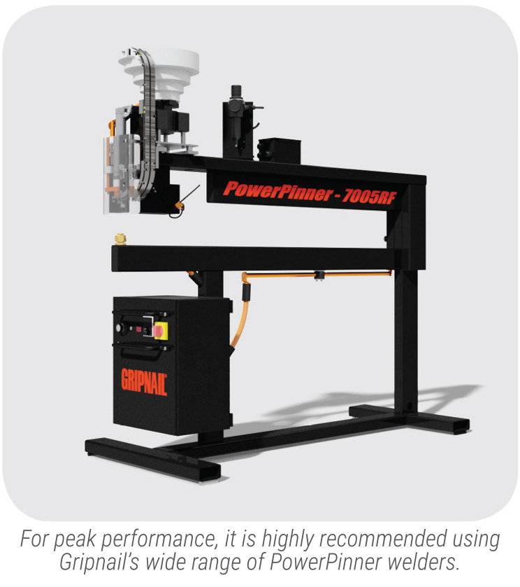 PowerPinner 7005HS (High Speed - Fixed Head Welder) Pin Spotter